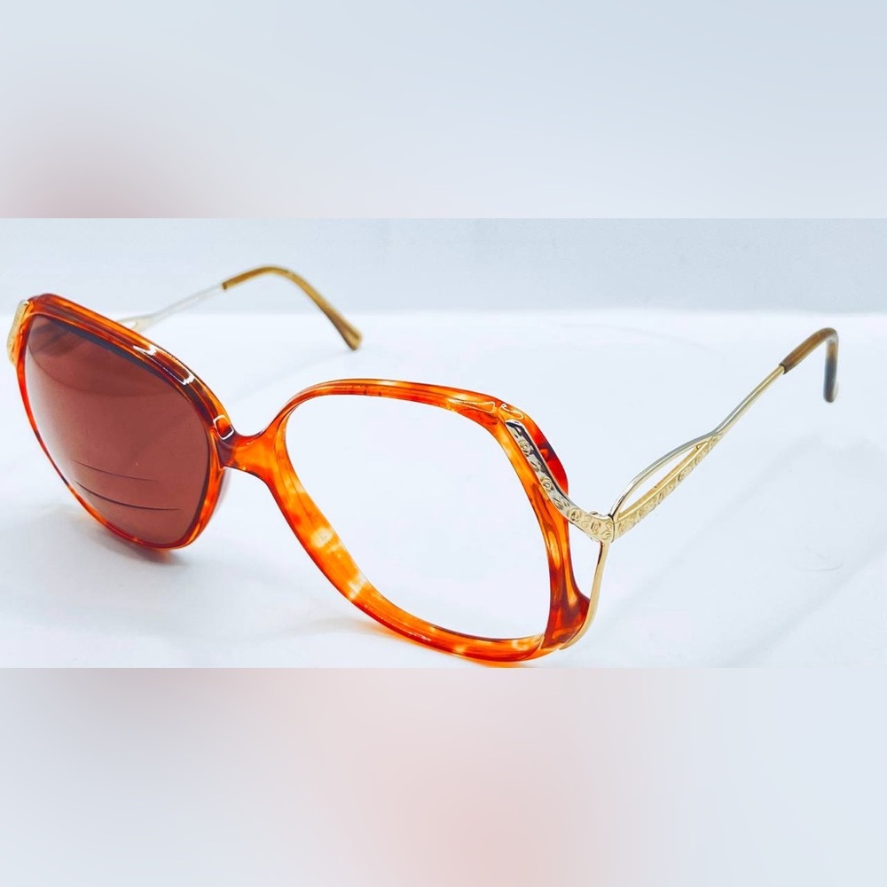 Vintage Tura 303 Gold Oval Sunglasses Frames Only - Picture 2 of 8